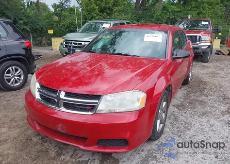 2014 Dodge Avenger Se из США, поврежденный, VIN 1C3CDZAB1EN129594